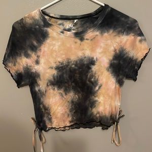 Tie dye crop top from Pacsun